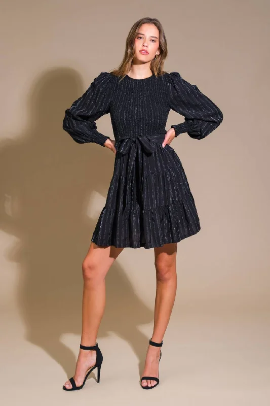DREAMING OF ELEGANCE WOVEN MINI DRESS Stylish Sweetheart Mini Dress