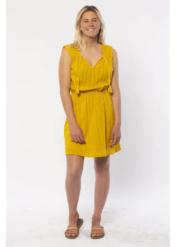 Sisstrevolution Bonnie Woven Mini Dress Comfortable Casual Mini Dress