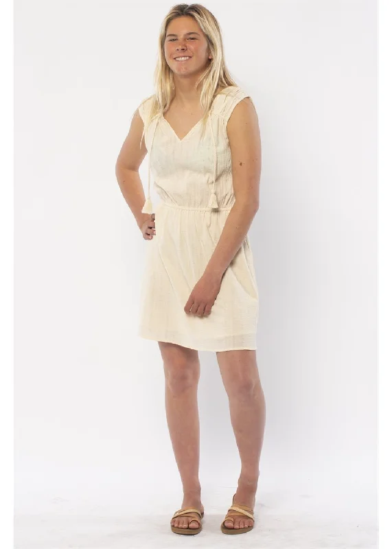 Sisstrevolution Bonnie Woven Mini Dress Stylish Ruffle Mini Dress