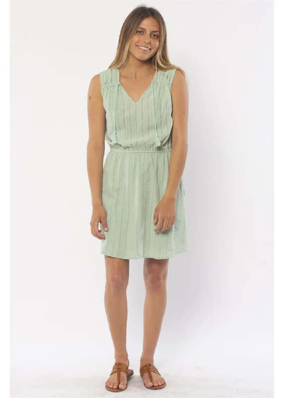Sisstrevolution Bonnie Woven Mini Dress Cozy Cotton Mini Dress