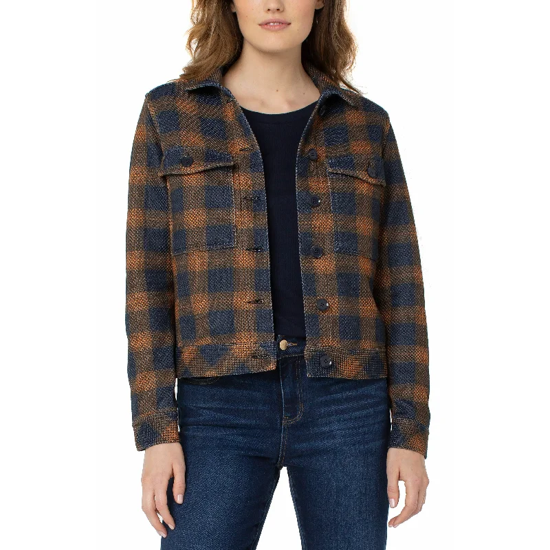 Jacket With Patch Pockets Collared Jacket Crew Neck Jacket Turtle Neck Jacket