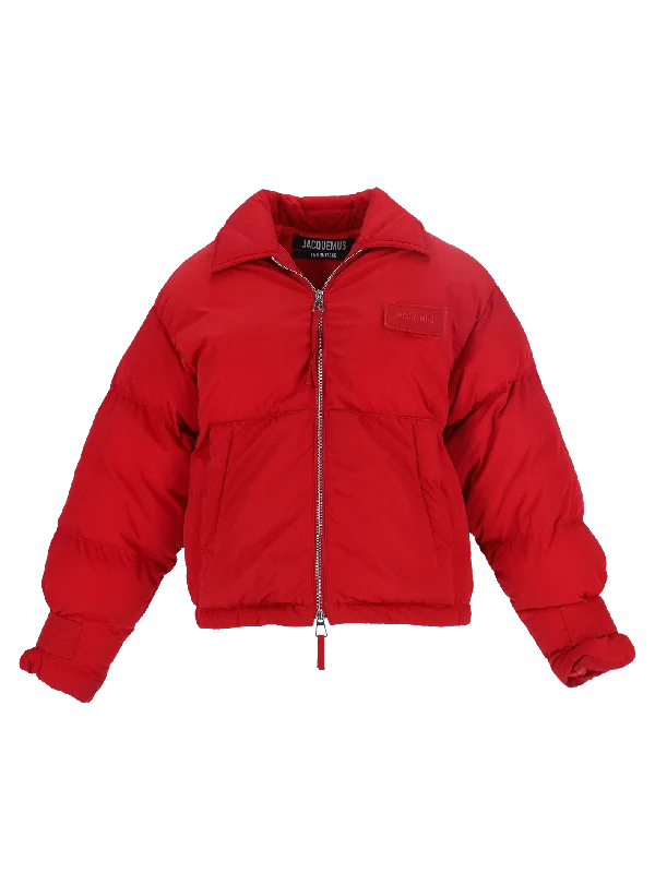 la doudoune flocon puffer jacket Stand-Up Collar Roll-Neck Collar Turtle Neck