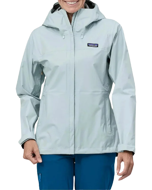 Patagonia Torrentshell 3L Women's Rain Jacket - Chilled Blue Appliqued Jacket Beaded Jacket Sequined Jacket Patagonia Torrentshell 3L Women's Rain Jacket - Chilled Blue Appliqued Jacket Beaded Jacket Sequined Jacket