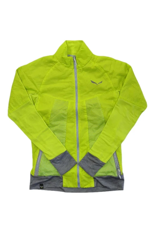 Salewa Women's Pedroc Hybrid PTC Alpha Jacket Denim Fabric Leather Fabric Suede Fabric Salewa Women's Pedroc Hybrid PTC Alpha Jacket Denim Fabric Leather Fabric Suede Fabric