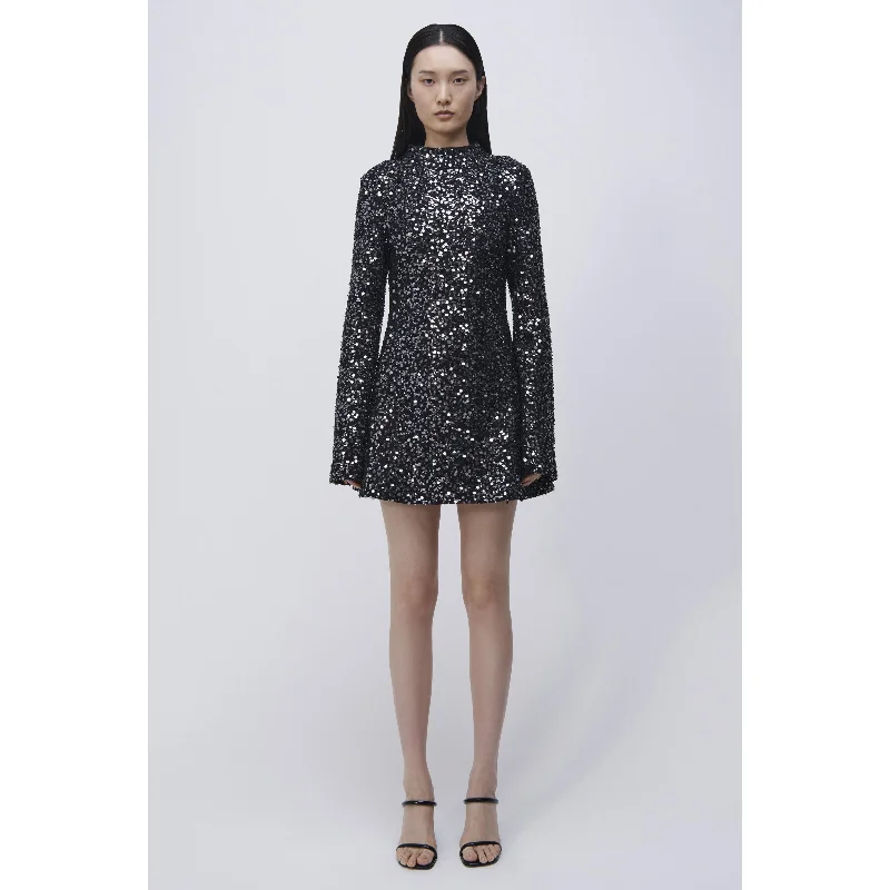 Simkhai Safia Mini Dress Trendy Denim Mini Dress