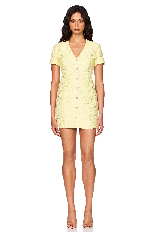 Tarsha Tweed Mini Dress Trendy Camisole Mini Dress