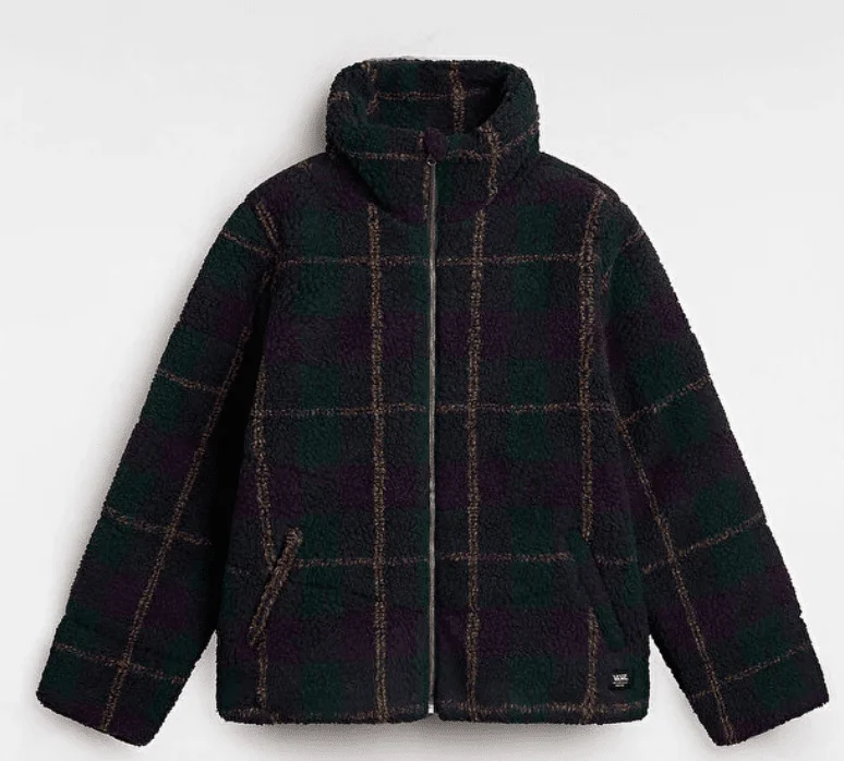 Vans Women's Foundry Plaid High Pile Puff Jacket Plaid Jacket Tartan Jacket Houndstooth Jacket Vans Women's Foundry Plaid High Pile Puff Jacket Plaid Jacket Tartan Jacket Houndstooth Jacket