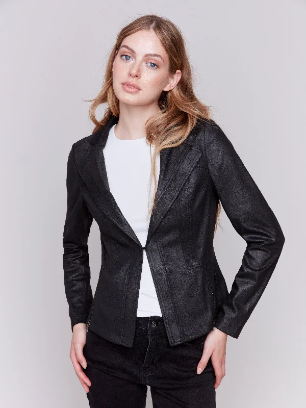 Vintage Faux Leather Motorcycle Jacket - Black Hooded Jacket Caped Jacket Shawl Collar Jacket Vintage Faux Leather Motorcycle Jacket - Black Hooded Jacket Caped Jacket Shawl Collar Jacket