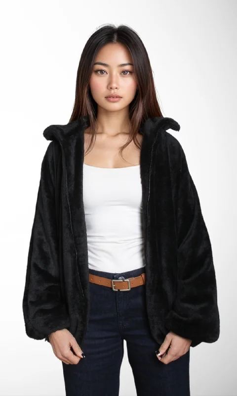 Women Velvet Jacket (Black) Denim Jacket Leather Jacket Suede Jacket