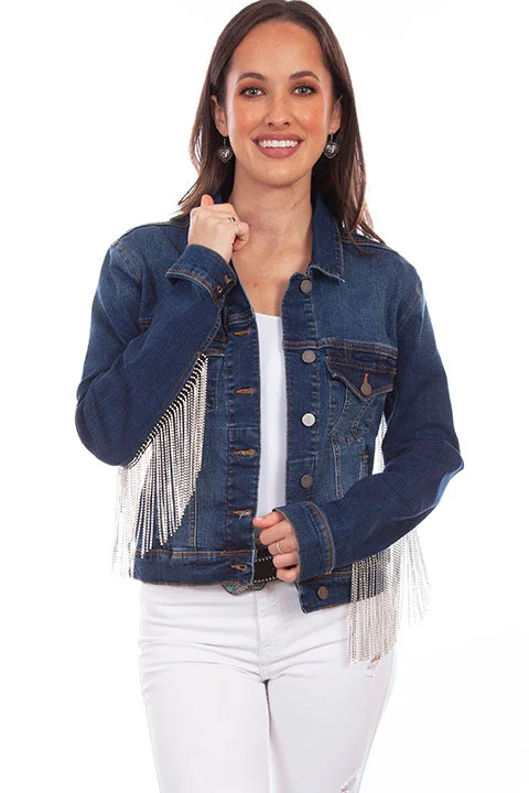 Women's Honey Creek Jacket Collection: Denim Rhinestone Fringe Faux Fur Fabric Real Fur Fabric Shearling Fabric Women's Honey Creek Jacket Collection: Denim Rhinestone Fringe Faux Fur Fabric Real Fur Fabric Shearling Fabric