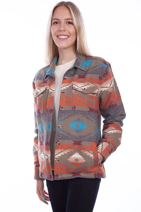 Women's Honey Creek Jacket Collection: Western Geometric Toggled Jacket Drawstring Jacket Belted Jacket Women's Honey Creek Jacket Collection: Western Geometric Toggled Jacket Drawstring Jacket Belted Jacket