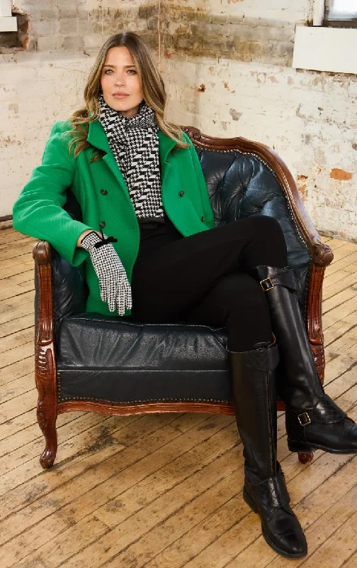 Barrington's - Short Pea Jacket Striped Jacket Polka Dot Jacket Floral Jacket