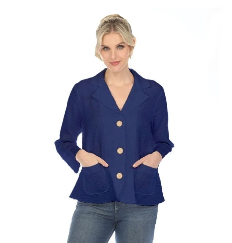 Focus Waffle Jacket With Pockets in Navy - FW155-NVY Front Pockets Side Pockets Patch Pockets Focus Waffle Jacket With Pockets in Navy - FW155-NVY Front Pockets Side Pockets Patch Pockets
