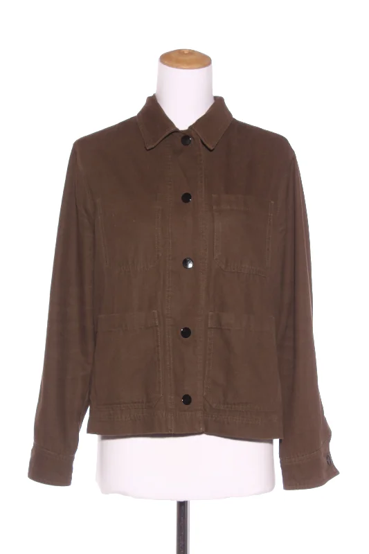 FOIL - Khaki denim jacket! 12 Quilted Jacket Puffer Jacket Insulated Jacket