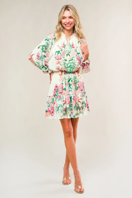 HAPPIEST HERE WOVEN MINI DRESS Stylish Spaghetti Strap Mini Dress