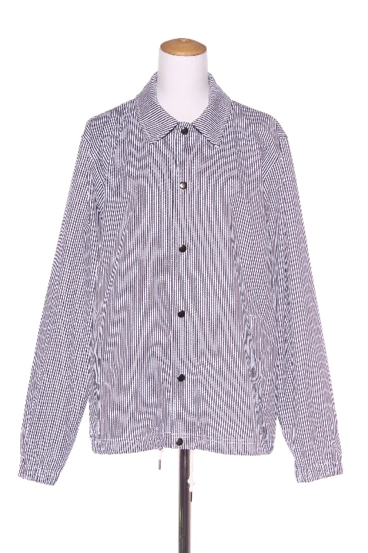 HUFFER - Stripe cotton button up jacket! 14 Herringbone Jacket Houndstooth Jacket Plaid Jacket HUFFER - Stripe cotton button up jacket! 14 Herringbone Jacket Houndstooth Jacket Plaid Jacket