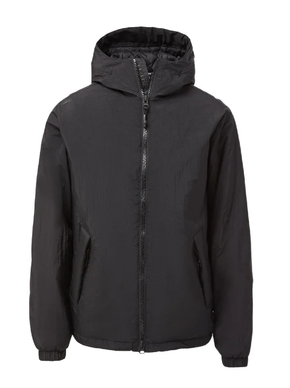 Light Hooded Jacket - Black Print Jacket Jacquard Jacket Patchwork Jacket