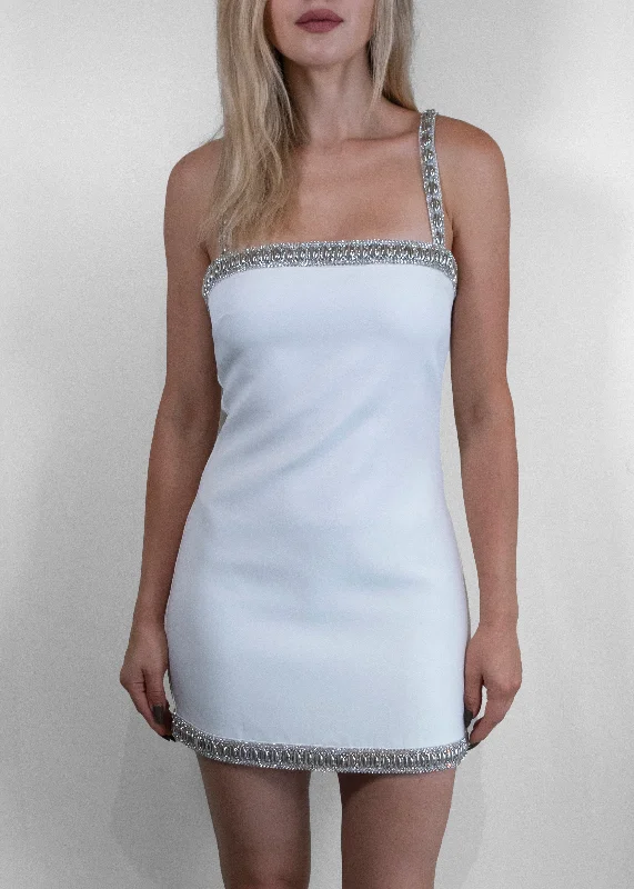 Retrofete Regina Crystal-embellished Mini Dress Trendy Bodycon Mini Dress