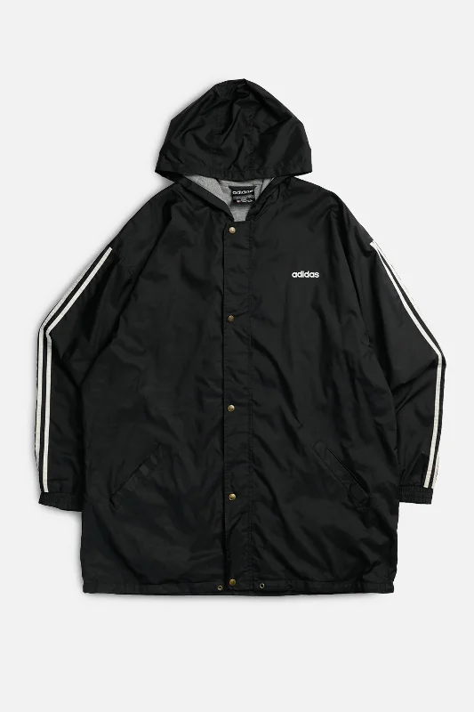 Vintage Adidas Windbreaker Jacket - XL Snapped Jacket Toggled Jacket Drawstring Jacket Vintage Adidas Windbreaker Jacket - XL Snapped Jacket Toggled Jacket Drawstring Jacket