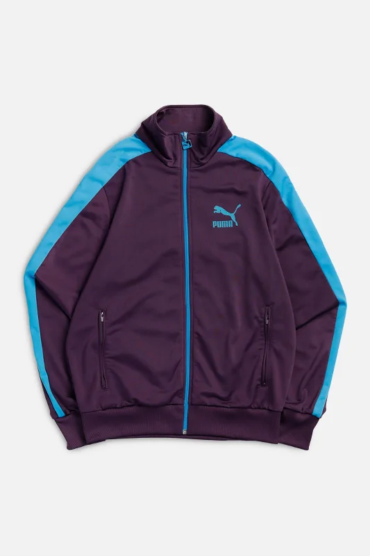 Vintage Puma Track Jacket - S Zippered Jacket Buttoned Jacket Snapped Jacket