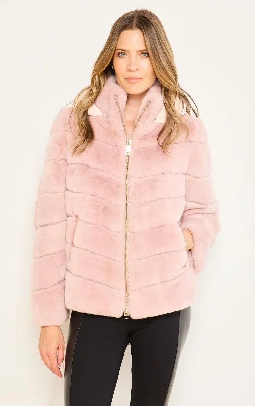 Violanti- Rabbit Jacket with Removeable Hood Appliqued Jacket Beaded Jacket Sequined Jacket Violanti- Rabbit Jacket with Removeable Hood Appliqued Jacket Beaded Jacket Sequined Jacket
