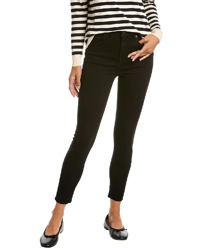 7 For All Mankind Aubrey Super High-Waist Rinse Skinny Jean Trendy Flared Leg Jeans