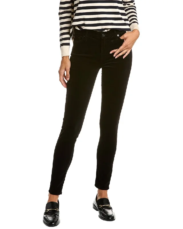7 For All Mankind High-Waist Black Super Skinny Jean Classic Blue Denim Jeans