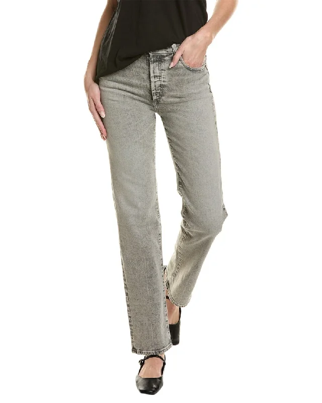 AG Jeans Alexxis High-Rise Vintage Fit Straight Leg Jean Trendy Button-Up High-Waist Jeans AG Jeans Alexxis High-Rise Vintage Fit Straight Leg Jean Trendy Button-Up High-Waist Jeans