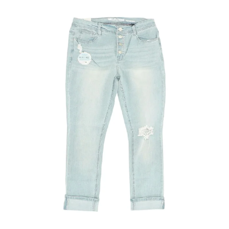 Blue Solid High Rise Jeans Classic Black Denim Jeans