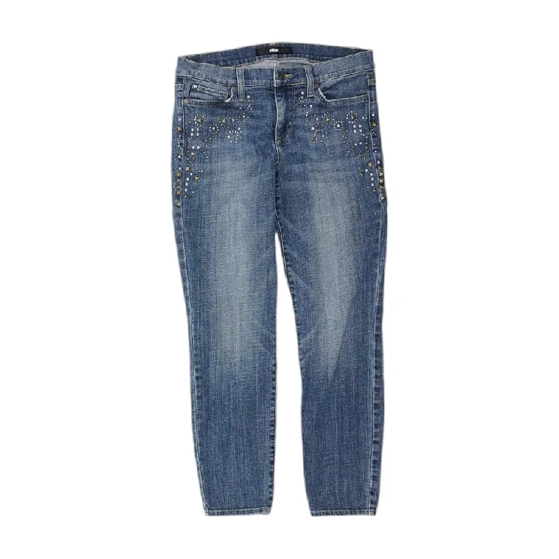 Blue Solid Jeans Casual Skinny Fit Jeans