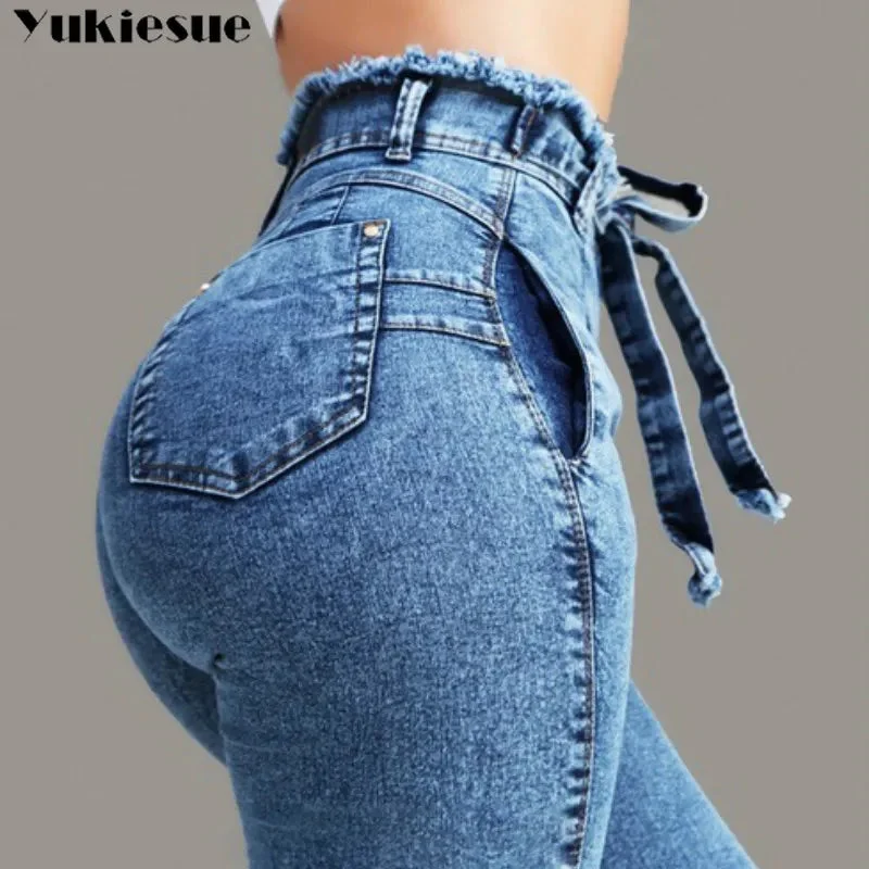 Boyfriend Hole Ripped Jeans Women Pants Cool Denim Vintage Jeans For Girl Stylish High-Waisted Denim Boyfriend Hole Ripped Jeans Women Pants Cool Denim Vintage Jeans For Girl Stylish High-Waisted Denim