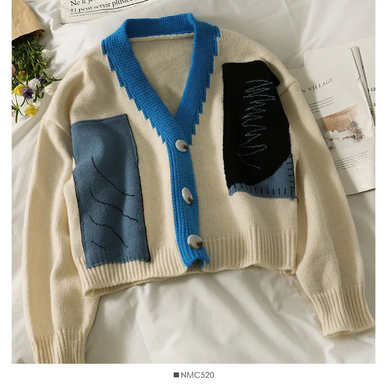 Cardigan sweater women's new long sleeve versatile sweater 1951 Real Fur Shearling Chenille Cardigan sweater women's new long sleeve versatile sweater 1951 Real Fur Shearling Chenille