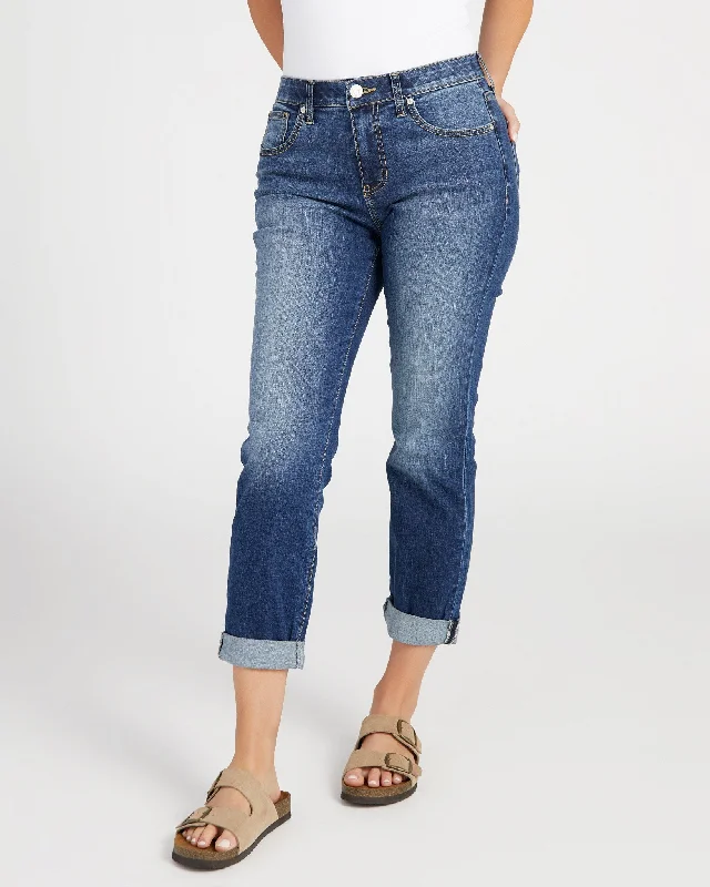 Petite Carter Girlfriend Jeans Casual Loose Fit Jeans