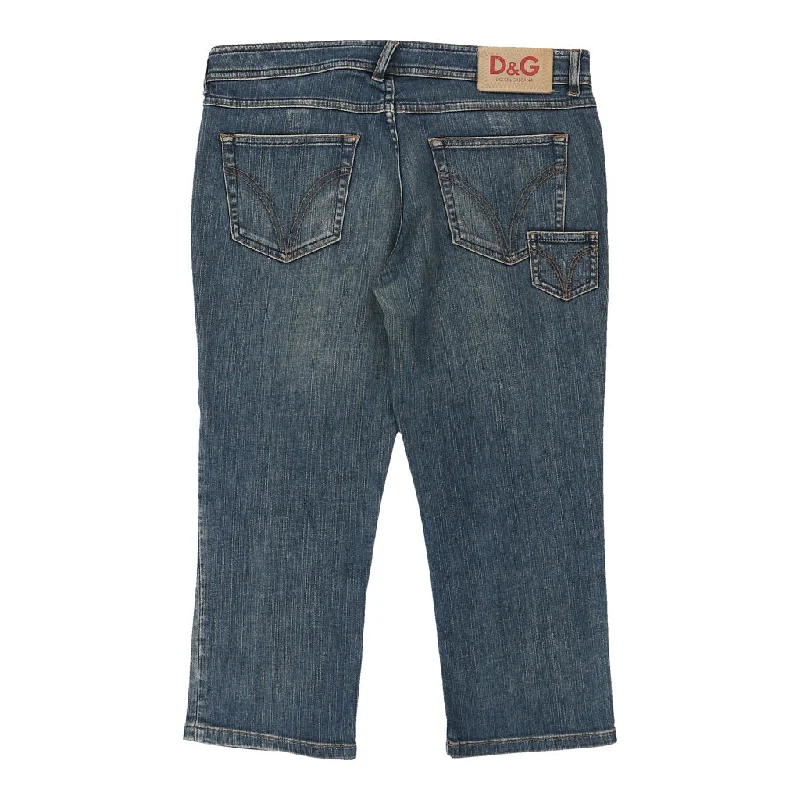 Dolce & Gabbana Jeans - 33W UK 12 Blue Cotton Cozy Relaxed Fit Denim Jeans