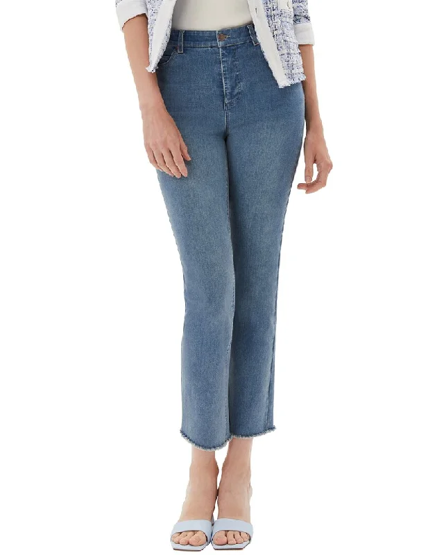 ecru La Cienega Straight Leg Jean Fashionable Bootcut Jeans
