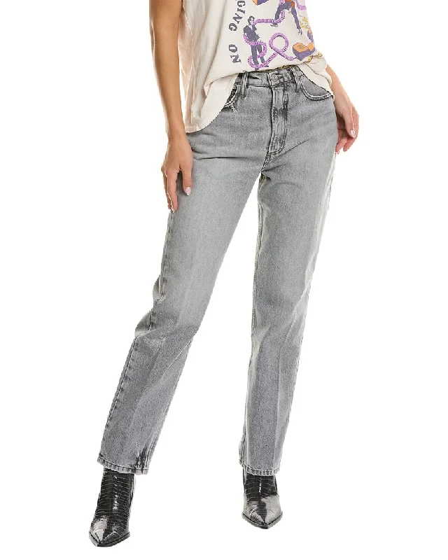 FRAME Denim Le High 'N' Tight Everwood Straight Jean Fashionable Slouchy Fit Jeans