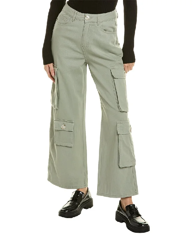 Gracia Olive Baggy Cargo Jean Trendy Vintage Denim Jeans