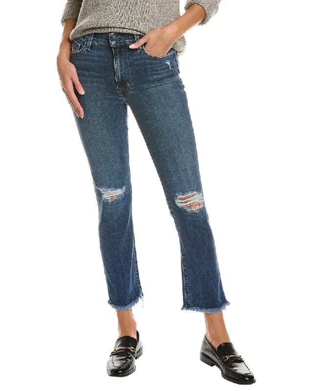 HUDSON Jeans Blair High-Rise Allure Straight Crop Jean Classic Button Fly Jeans