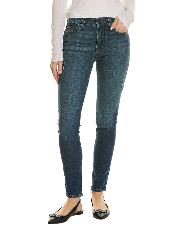 HUDSON Jeans Blair Sorceress High-Rise Skinny Jean Trendy Wide-Leg High-Waist Denim