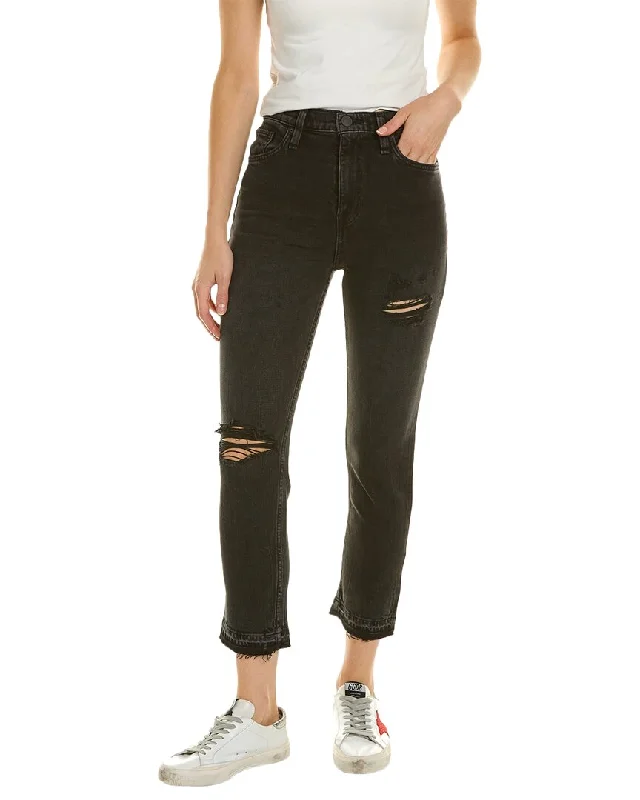 HUDSON Jeans Harlow Dark Lovely Ultra High-Rise Cigarette Jean Trendy Wide-Leg High-Waist Denim