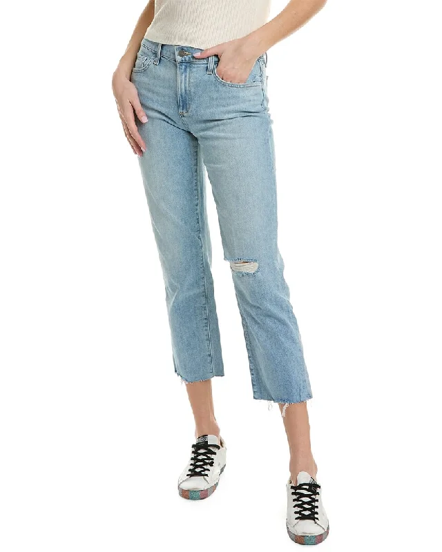 JOE’S Jeans The Lara Mid-Rise Wayfarer Cigarette Crop Jean Fashionable Raw Edge Jeans JOE’S Jeans The Lara Mid-Rise Wayfarer Cigarette Crop Jean Fashionable Raw Edge Jeans
