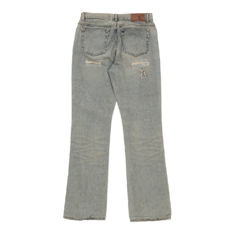 Just Cavalli Boot Cut Jeans - 31W UK 12 Blue Cotton Comfortable Full-Length Denim Jeans