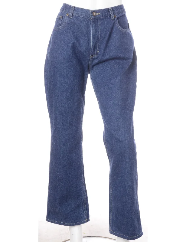 Label Ankle Graze Bootcut Jeans Classic Black Denim Jeans
