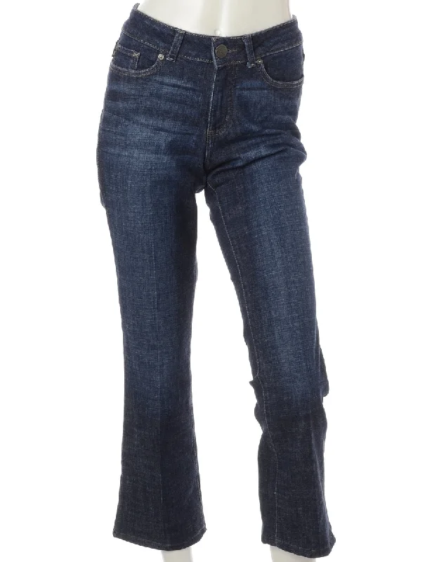 Label Ankle Graze Bootcut Jeans Cozy Stretch High-Waist Jeans