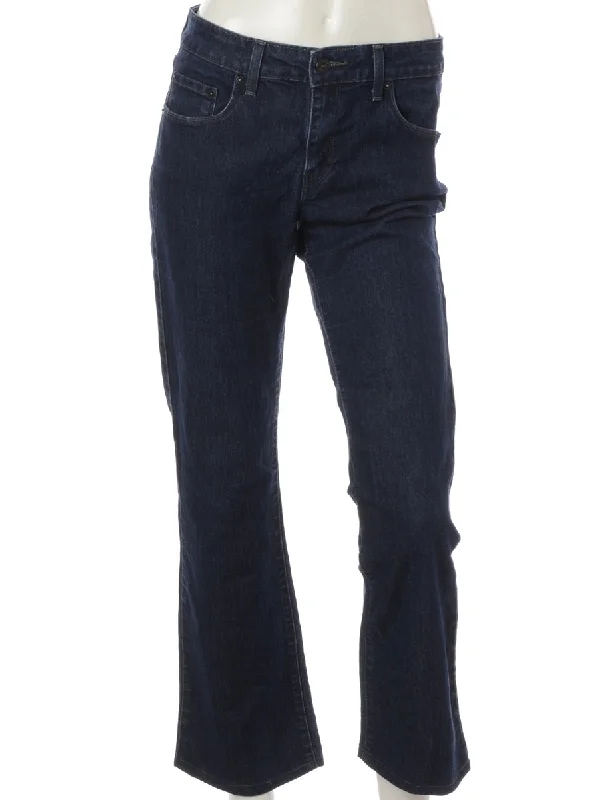 Label Ankle Graze Bootcut Jeans Chic Ripped Jeans