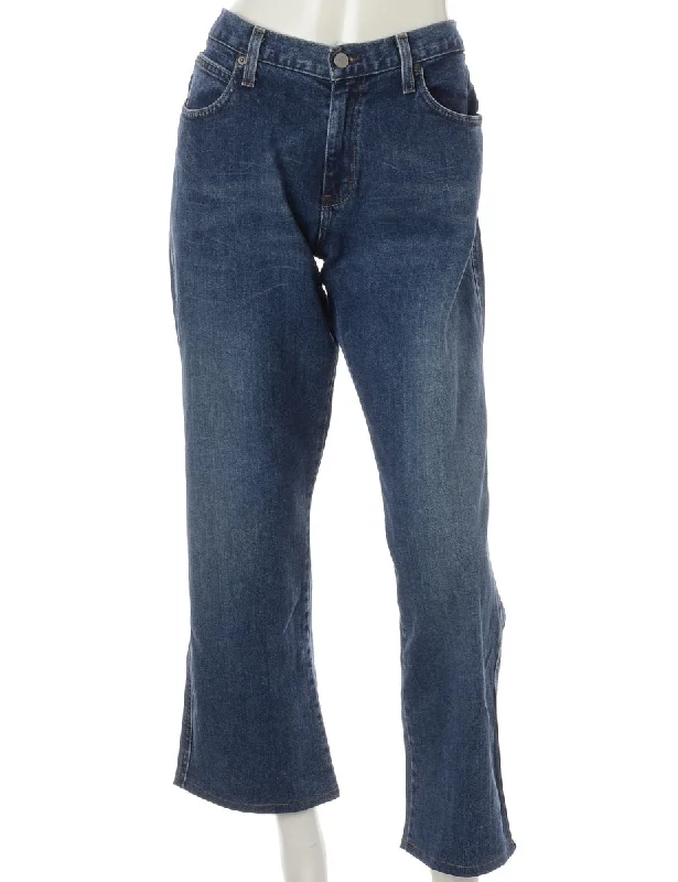 Label Ankle Graze Bootcut Jeans Chic Dark-Wash Skinny Jeans