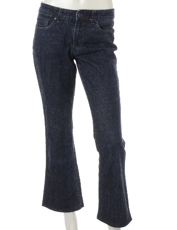 Label Ankle Graze Bootcut Jeans - W30 Trendy Layered Pocket Jeans