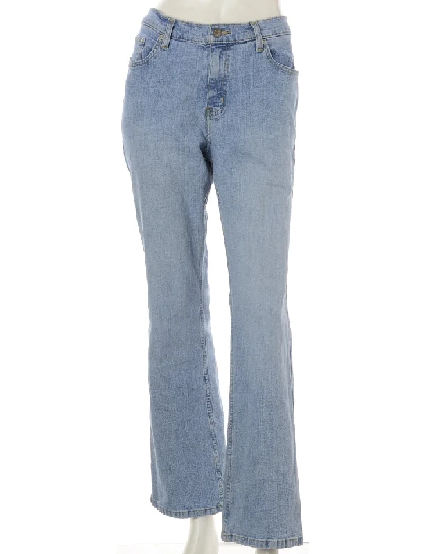 Label Ankle Graze Bootcut Jeans - W34 Casual Loose Fit Jeans