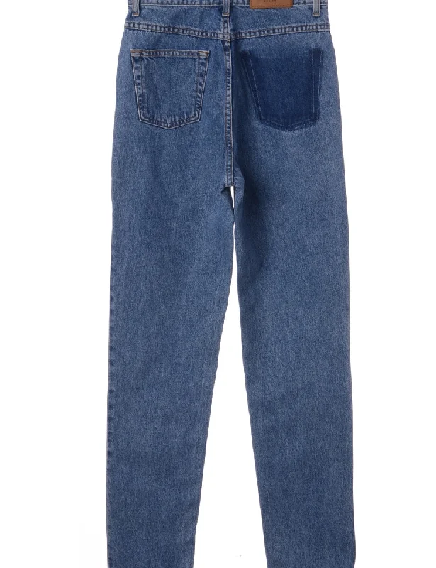 Label Anna Back Pocket Jeans Classic Button Fly Jeans