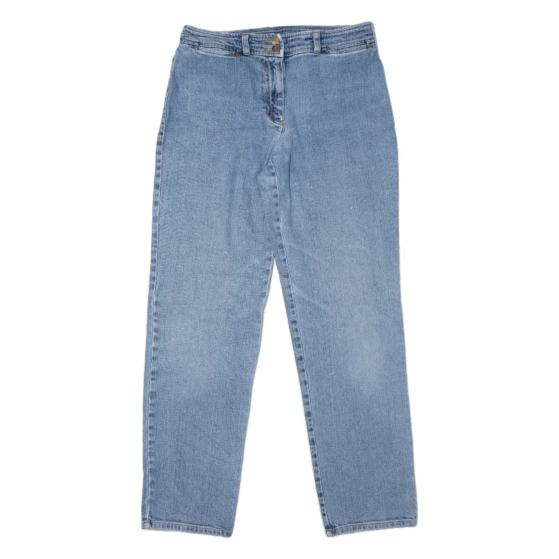 LAUREN RALPH LAUREN Jeans Blue Denim Regular Straight Womens W30 L29 Cozy Stretch High-Waist Jeans LAUREN RALPH LAUREN Jeans Blue Denim Regular Straight Womens W30 L29 Cozy Stretch High-Waist Jeans